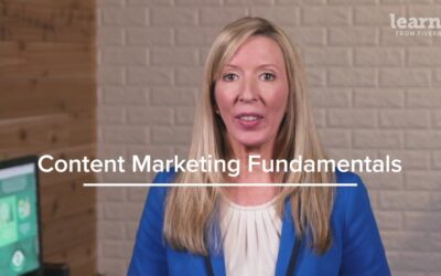 Content Marketing Fundamentals at Learn from Fiverr