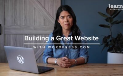 Build A Professional Website With WordPress.Com at Learn from Fiverr