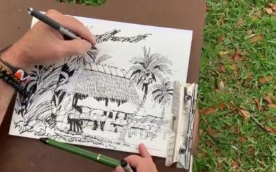 Sketching Your World: Exploring Composition and a Dramatic Sense of Depth at Skillshare